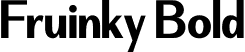 Fruinky Bold font - Fruinky-Bold.otf