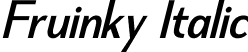 Fruinky Italic font - Fruinky-Italic.otf
