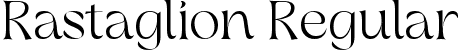 Rastaglion Regular font - rastaglion.ttf