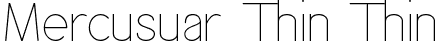 Mercusuar Thin Thin font - mercusuarthin-9y1a2.ttf