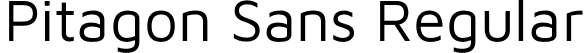 Pitagon Sans Regular font - PitagonSans-Regular.otf