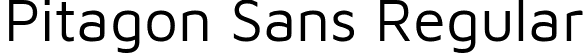 Pitagon Sans Regular font - PitagonSans-Regular.ttf
