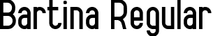 Bartina Regular font - bartina-regular.ttf
