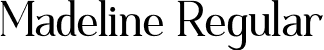 Madeline Regular font - Madeline.otf