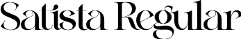 Satista Regular font - Satista-gx1A6.otf