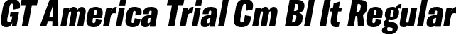 GT America Trial Cm Bl It Regular font - GT-America-Compressed-Black-Italic-Trial.otf