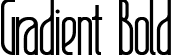 Gradient Bold font - GradientBoldBold-JR6px.ttf
