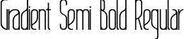 Gradient Semi Bold Regular font - GradientSemiBold-jEM9M.ttf