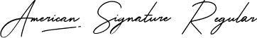 American Signature Regular font - American Signature.ttf