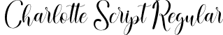 Charlotte Script Regular font - Fontlab.otf