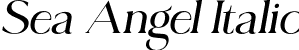 Sea Angel Italic font - Sea Angle Italic.otf