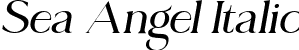 Sea Angel Italic font - Sea Angle Italic.ttf