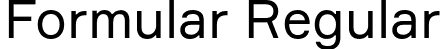 Formular Regular font - formular-regular-trial.otf
