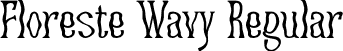 Floreste Wavy Regular font - FloresteWavy-BWPqd.otf