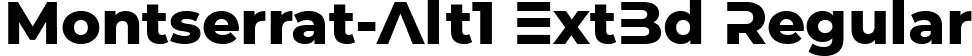 Montserrat-Alt1 ExtBd Regular font - MontserratAlt1-ExtraBold.ttf