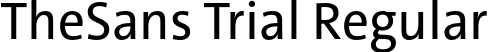 TheSans Trial Regular font - TheSans-5_Plain_TRIAL.otf