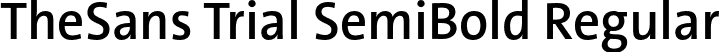 TheSans Trial SemiBold Regular font - TheSans-6_SemiBold_TRIAL.otf