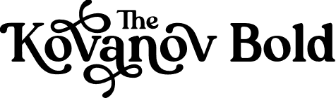 Kovanov Bold font - KovanovBold-GODvO.otf