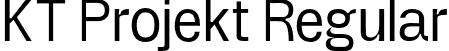 KT Projekt Regular font - KT Projekt Light.otf
