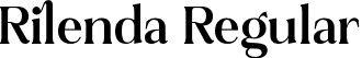 Rilenda Regular font - Rilenda.otf