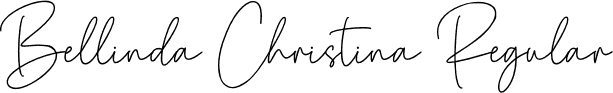 Bellinda Christina Regular font - Bellinda Christina demo.ttf