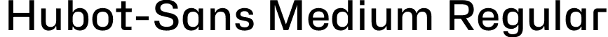 Hubot-Sans Medium Regular font - Hubot-Sans-Medium.otf