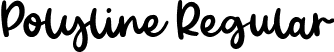 Polyline Regular font - Polyline.ttf