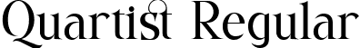 Quartist Regular font - Quartist.ttf