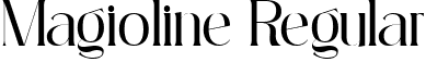 Magioline Regular font - magiolineregular-mlea5.ttf