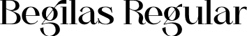 Begilas Regular font - Begilas.otf