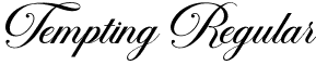 Tempting Regular font - Tempting - PERSONAL USE ONLY.otf