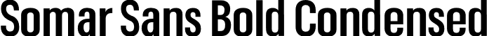 Somar Sans Bold Condensed font - SomarSans-BoldCondensed.otf