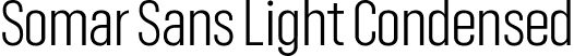 Somar Sans Light Condensed font - SomarSans-LightCondensed.ttf