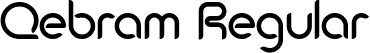 Qebram Regular font - qebram-gxp51.ttf