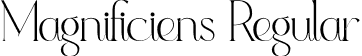 Magnificiens Regular font - magnificiens-6yje1.otf