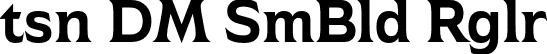 Atsanee DEMO SemiBold Regular font - AtsaneeDEMO-SemiBold.otf