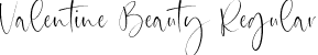 Valentine Beauty Regular font - Valentine-Beauty.otf