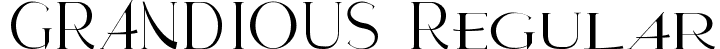 GRANDIOUS Regular font - GRANDIOUS-V.3.ttf
