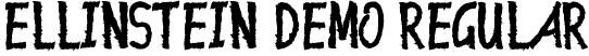 Ellinstein Demo Regular font - EllinsteinDemoRegular.ttf