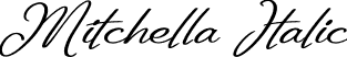 Mitchella Italic font - Mitchella-Italic.otf