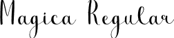 Magica Regular font - Magica-BWgl8.ttf