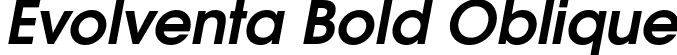Evolventa Bold Oblique font - Evolventa-BoldOblique.ttf