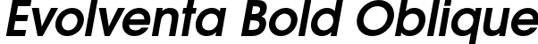 Evolventa Bold Oblique font - Evolventa-BoldOblique.otf