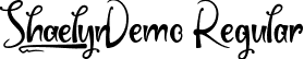 Shaelyn Demo Regular font - ShaelynDemoRegular.ttf