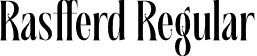 Rasfferd Regular font - Rasfferd.otf