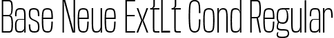 Base Neue ExtLt Cond Regular font - BaseNeueTrial-CondExtLt-BF63d645e34b48d.ttf