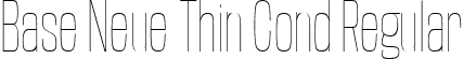 Base Neue Thin Cond Regular font - BaseNeueTrial-CondensedThin-BF63d645e7778f1.ttf