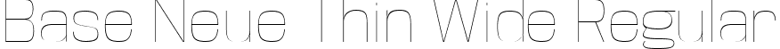 Base Neue Thin Wide Regular font - BaseNeueTrial-WideThin-BF63d645fe40c93.ttf