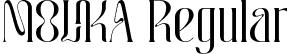 MOLIKA Regular font - molika.ttf