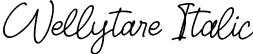 Wellytare Italic font - Wellytare-Italic.otf